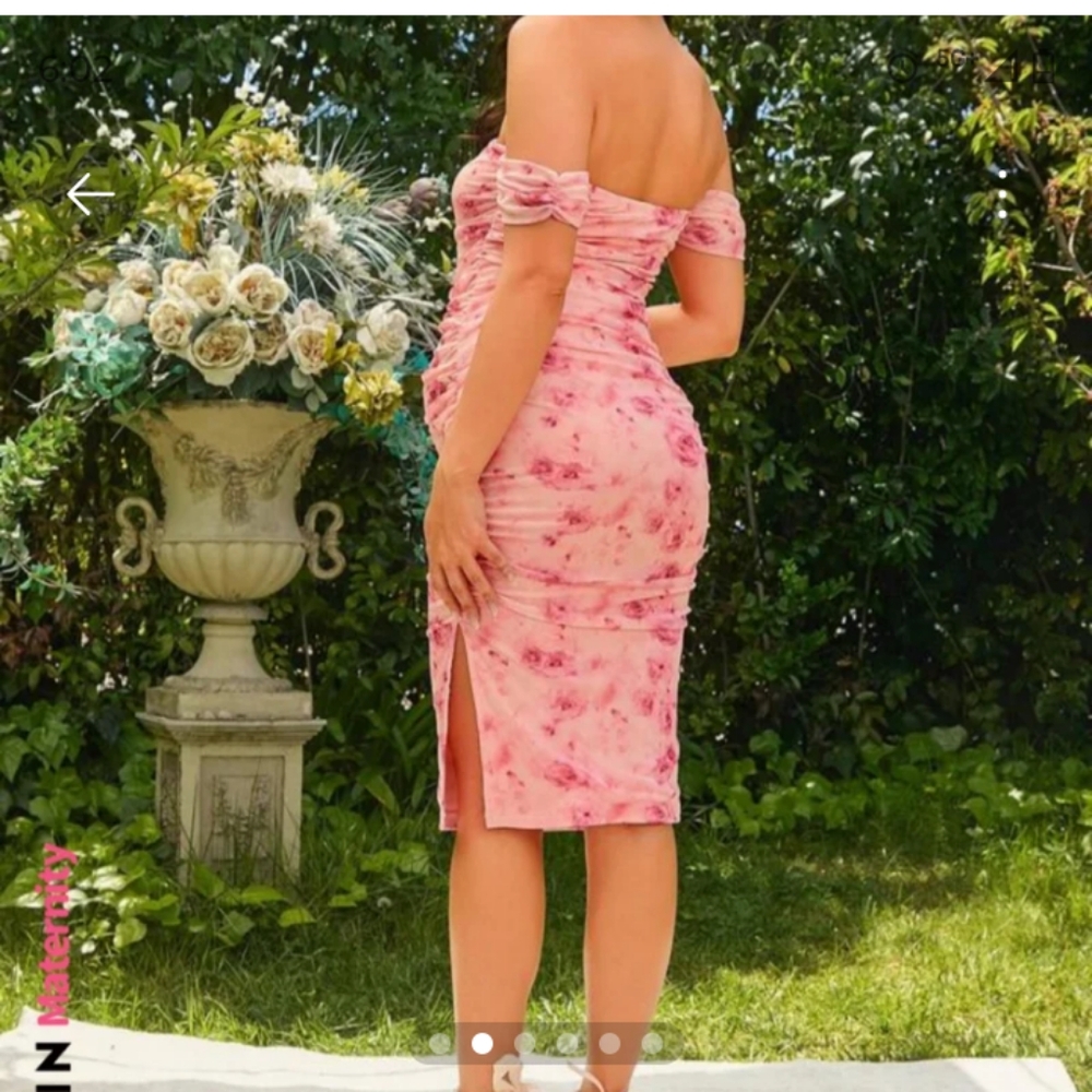 Bundle Of 3 Shein Pink Maternity dress - Picture 2 of 6